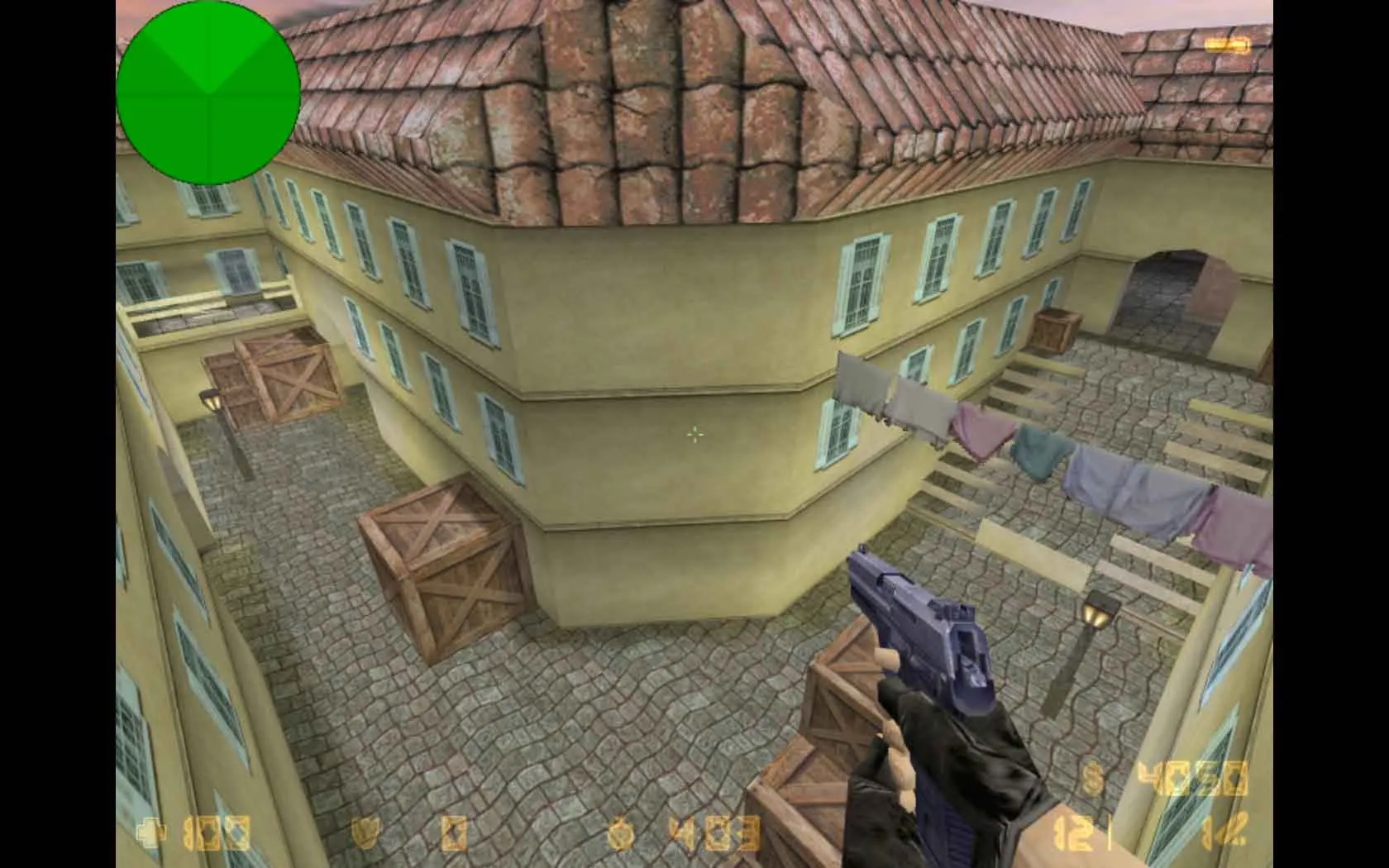 Скриншот  Карта de_faltown для CS 1.6: точки, маршруты, .nav, оптимизация и запуск без проблем