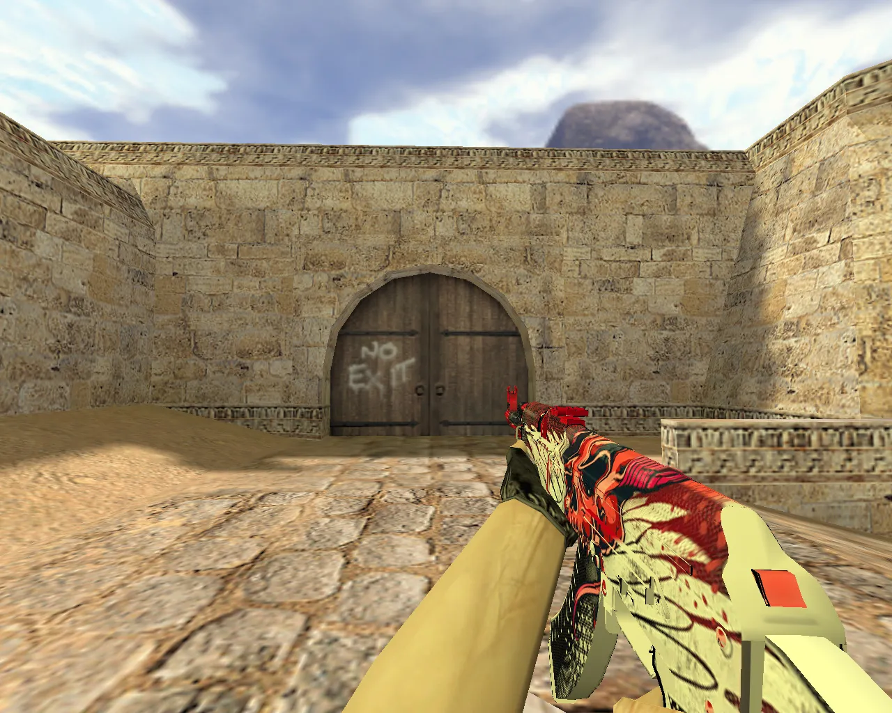 Скриншот Модель АК-47 Шакал для CS 1.6 - Качественная текстура и анимация