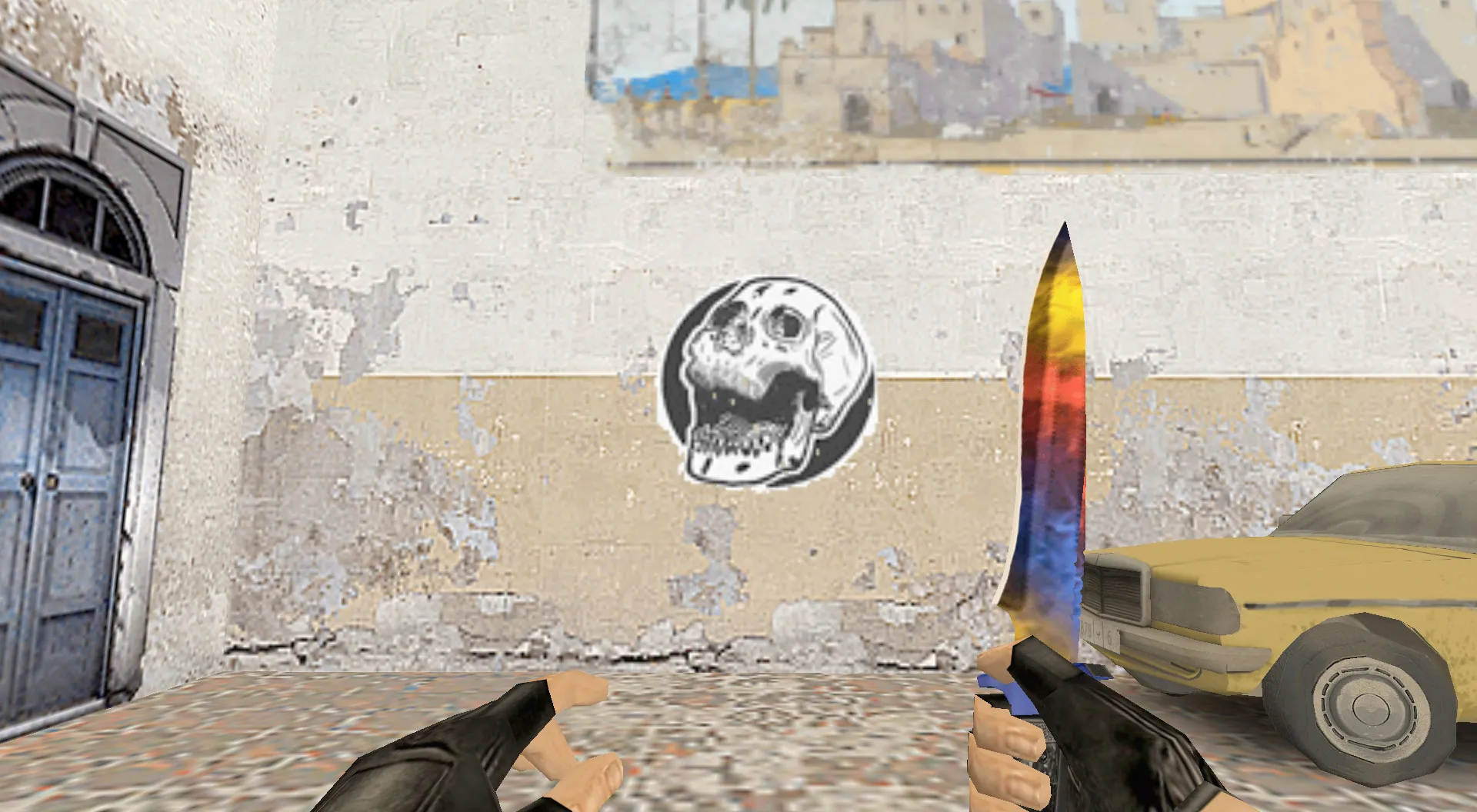 Скриншот Граффити «Открытый череп» для CS 1.6 - Скачать и Установить