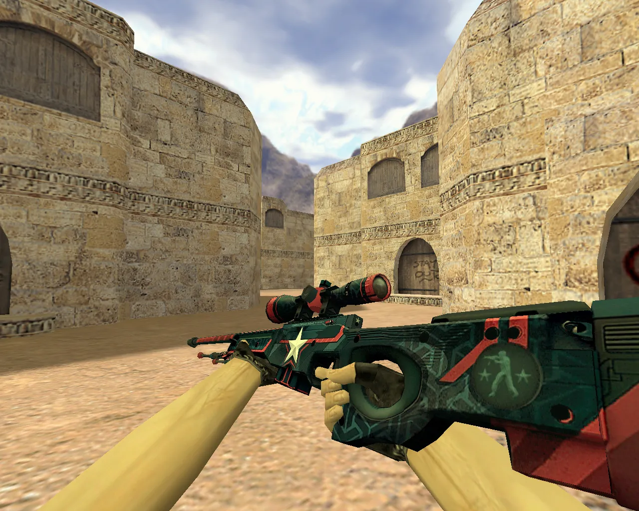 Скриншот Модель «AWP Капитан удар» для CS 1.6: Качество и детализация