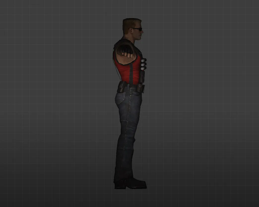 Скриншот Модель «Дюк Нюкем» для CS 1.6 – Уникальный скин для вашего персонажа