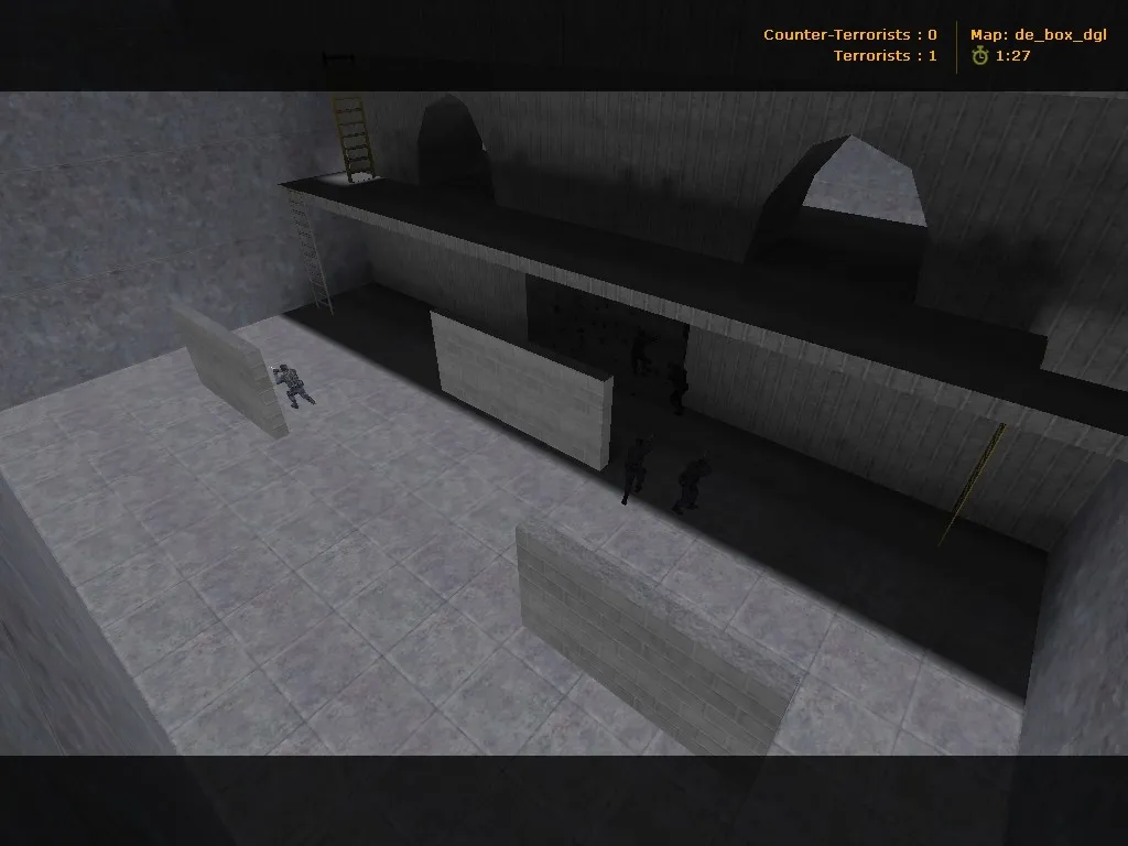Скриншот  Карта de_box_dgl для CS 1.6: точки, баланс сторон, .nav для ботов и настройки оптимизации