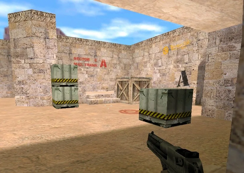 Скриншот  Карта de_bistrita для CS 1.6: баланс сторон, тактика точек, .nav для ботов и оптимизация wpoly/epoly