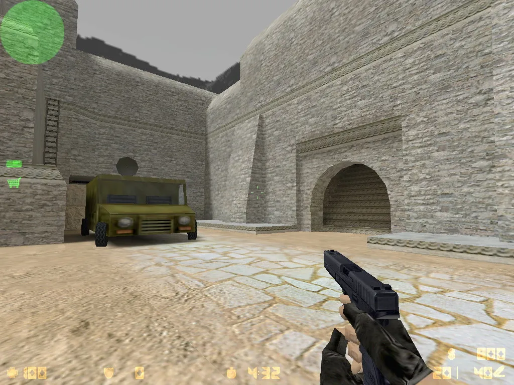 Скриншот  Карта de_aztec_assault для CS 1.6: точки, маршруты, .nav для ботов и оптимизация wpoly/epoly