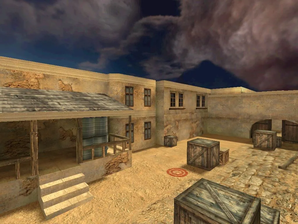 Скриншот  Карта de_wraith для CS 1.6: тактика и особенности