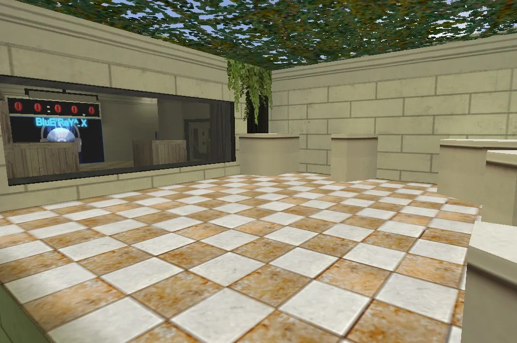 Скриншот  deathrun_summer_vf для CS 1.6: карта deathrun, точки ловушек, оптимизация и .nav для ботов