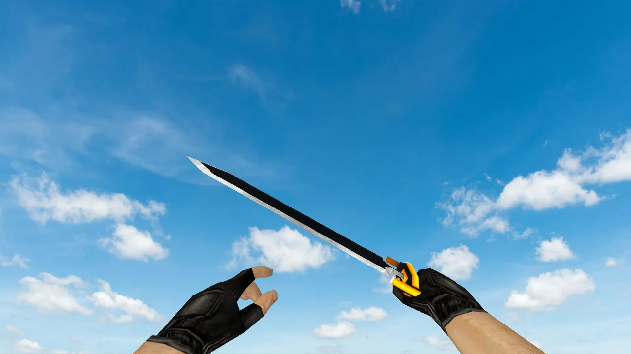 Скриншот Модель «Magma Blade» для CS 1.6: v_, p_, w_ нож, звуки, анимация осмотра и качество текстур