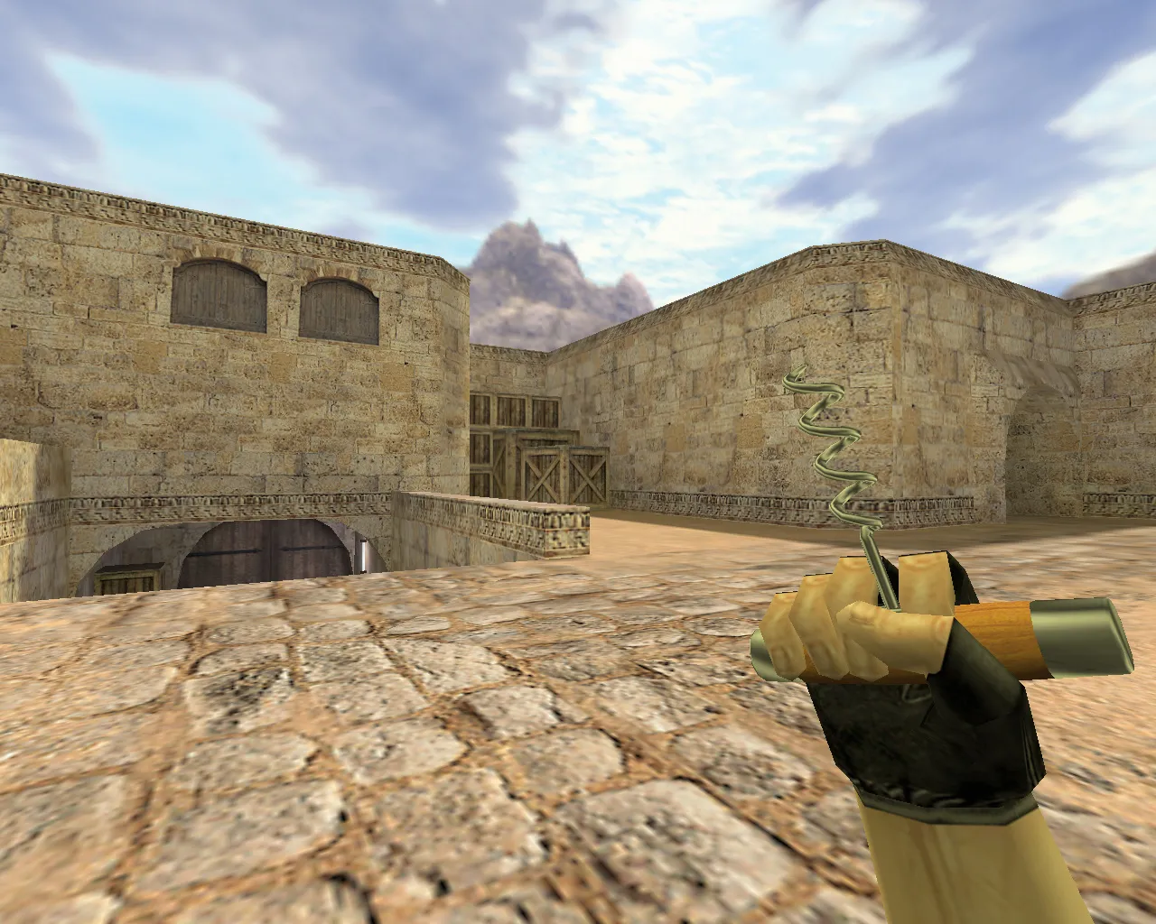 Скриншот Модель ножа «Штопор» для CS 1.6: v_, p_, w_ модели, звуки, анимация осмотра, текстуры и качество