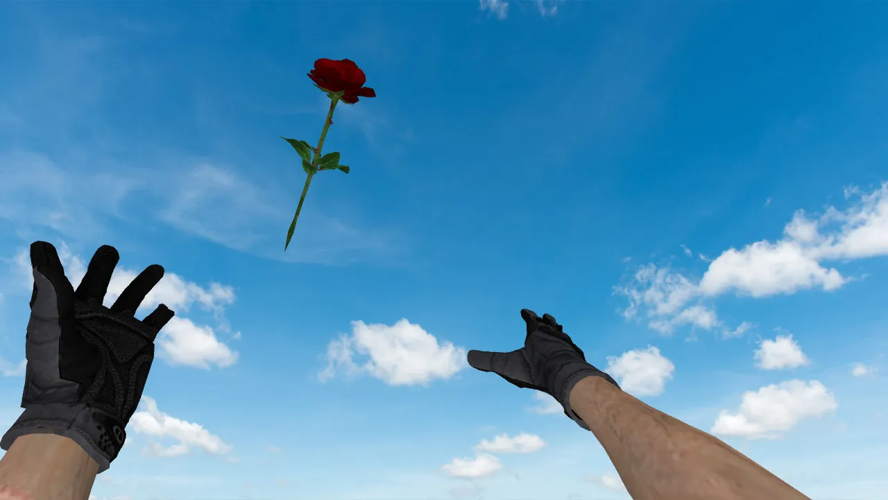 Скриншот Модель гранаты «Роза» для CS 1.6: v_ и p_ модели, звуки, анимация осмотра, качество текстур