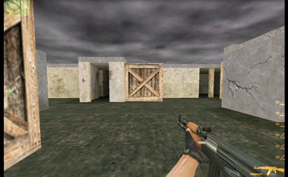 Скриншот  Карта «nam_tunnels_defusal» для CS 1.6 - Тактические особенности и детали