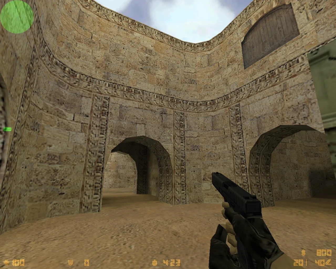 Скриншот  de_freedomp_dust — DE карта для CS 1.6: баланс сторон, точки, .nav и оптимизация wpoly/epoly