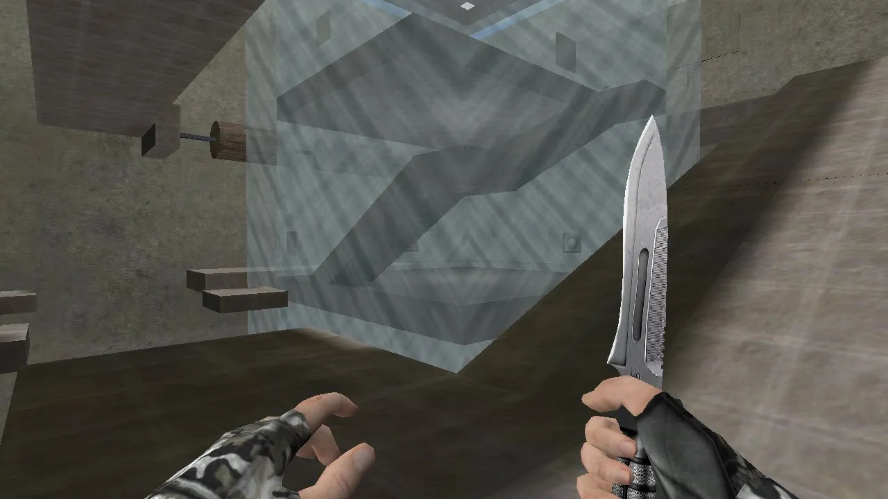 Скриншот  Карта deathrun_minimap для CS 1.6: тактика за CT/T, точки, боты и оптимизация wpoly/epoly