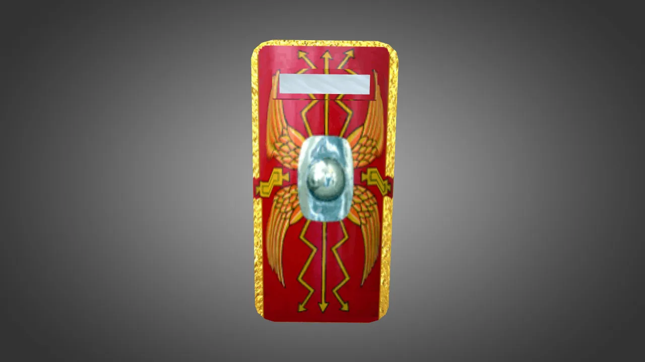 Скриншот Модель «Roman Shield» для CS 1.6: v_, p_, w_ щит, текстуры 1024x1024, анимации осмотра и звуки