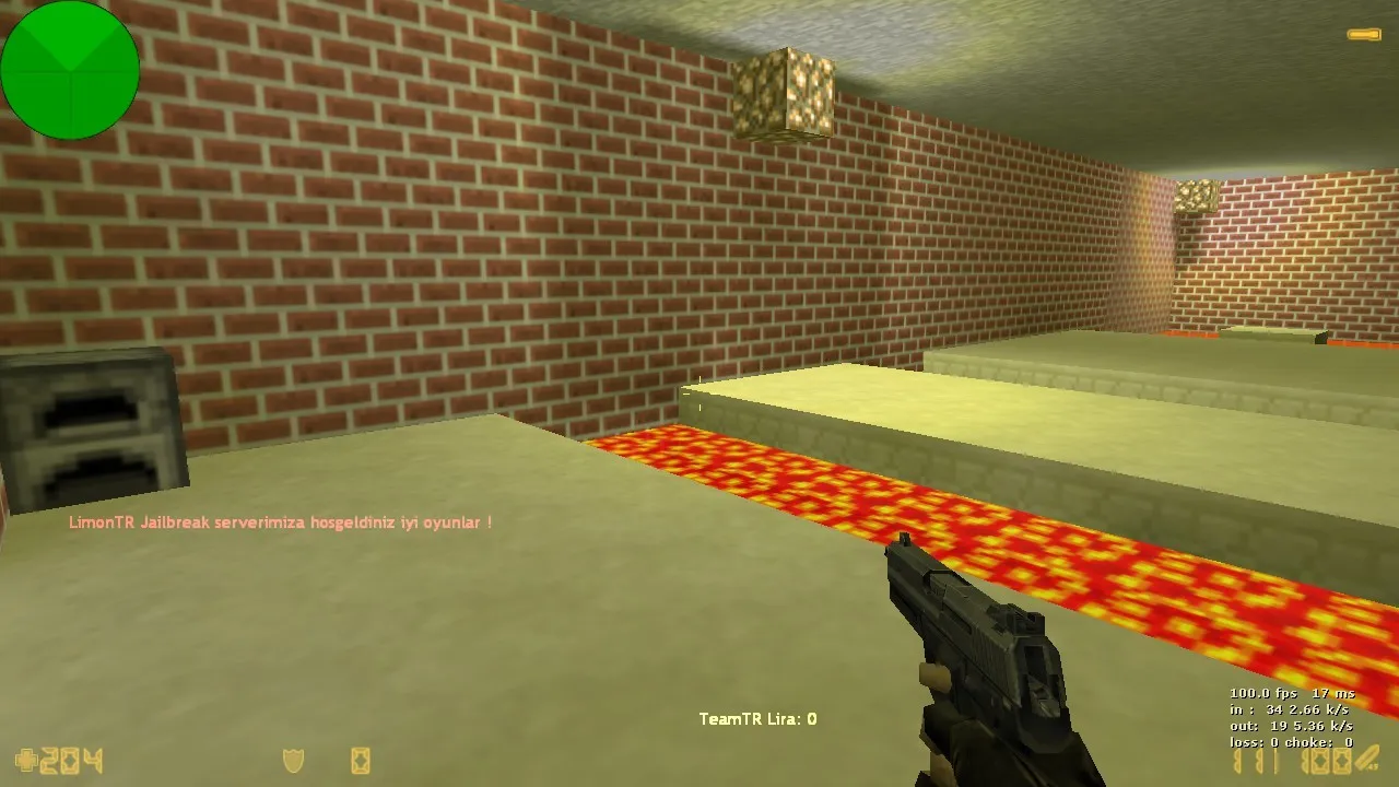 Скриншот  dr_minecraft_final — deathrun карта для CS 1.6: ловушки, точки, .nav и оптимизация