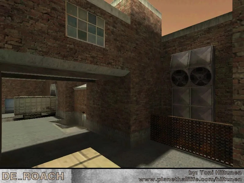 Скриншот  Карта de_roach для CS 1.6 - Тактические особенности и оптимизация