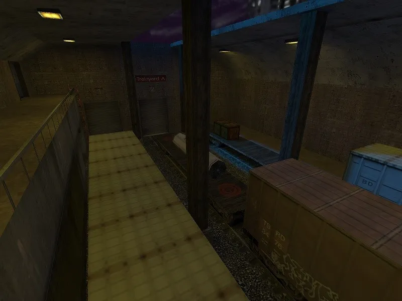 Скриншот Карта de_train_assault для CS 1.6 - Тактическое сражение в поезде
