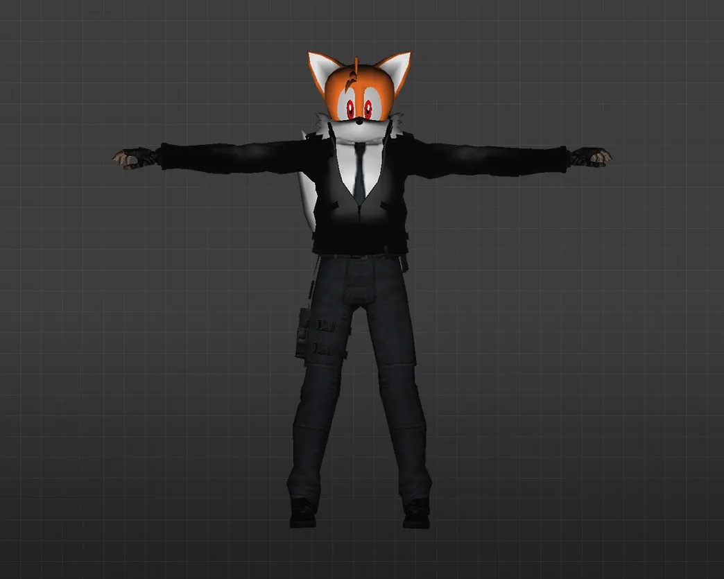 Скриншот Модель «Тейлз» для CS 1.6 – уникальный игровой скин