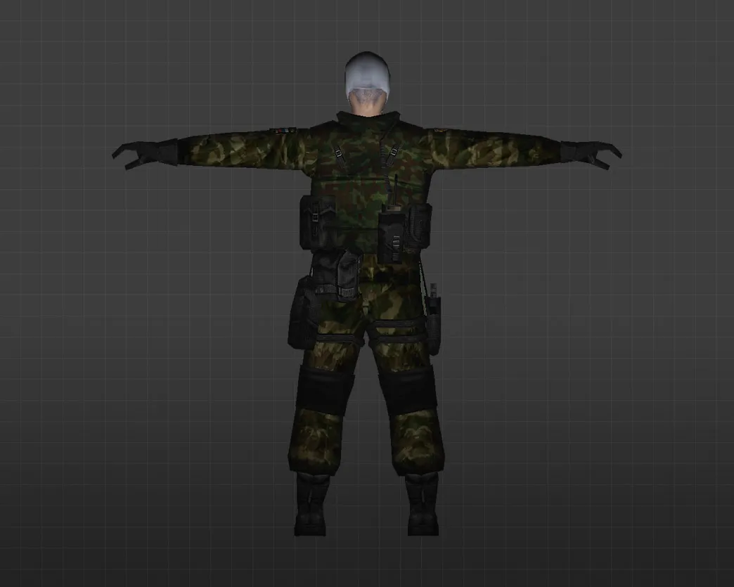Скриншот Модель Спецназ-противогаз для CS 1.6 - Уникальность и точность