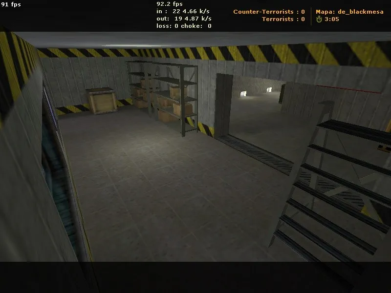 Скриншот  de_blackmesa для CS 1.6: тактика за Т и КТ, точки, .nav и оптимизация карты