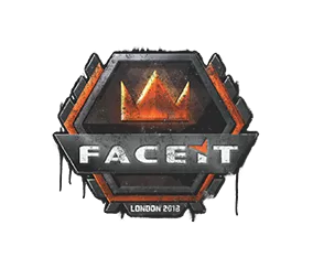 Скриншот Граффити FACEIT | London 2018 для CS 1.6 - Уникальный стиль для вашей игры