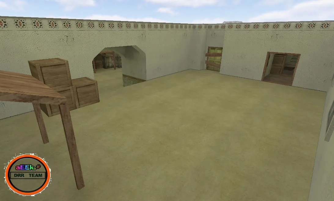 Скриншот Карта de_bisborg для CS 1.6: точки, маршруты, .nav для ботов, настройка и оптимизация wpoly/epoly