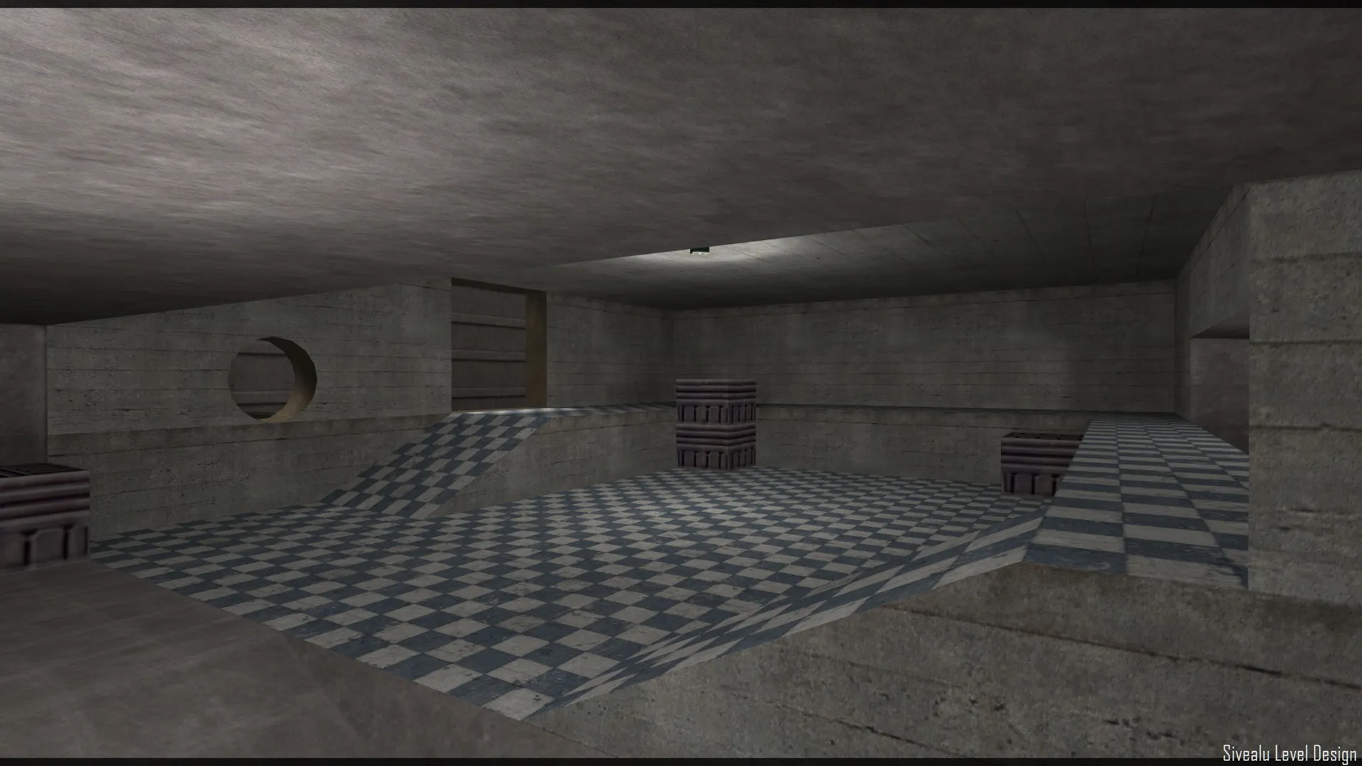 Скриншот  Карта de_fac_blue_pro для CS 1.6: баланс сторон, тактика, .nav для ботов и оптимизация wpoly/epoly