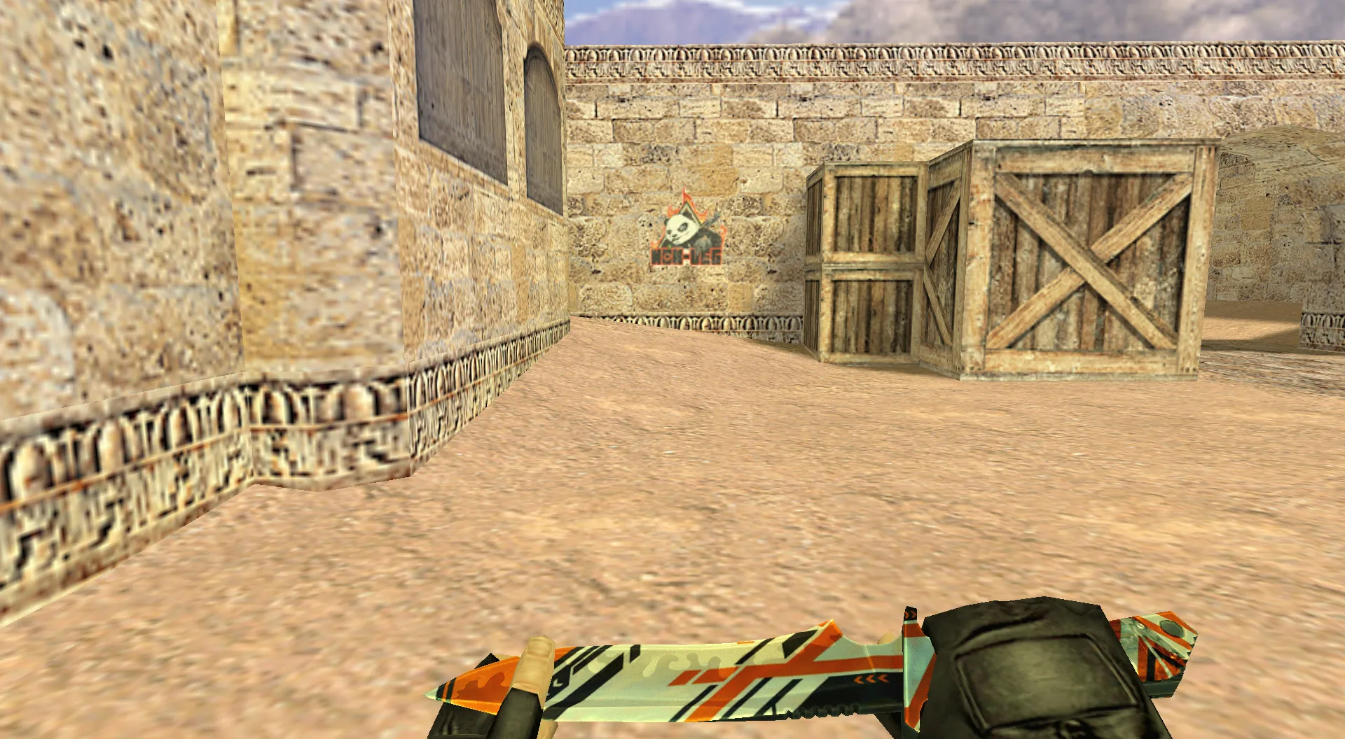 Скриншот Граффити «Нетравоядное» для CS 1.6 - Уникальное граффити из CS:GO