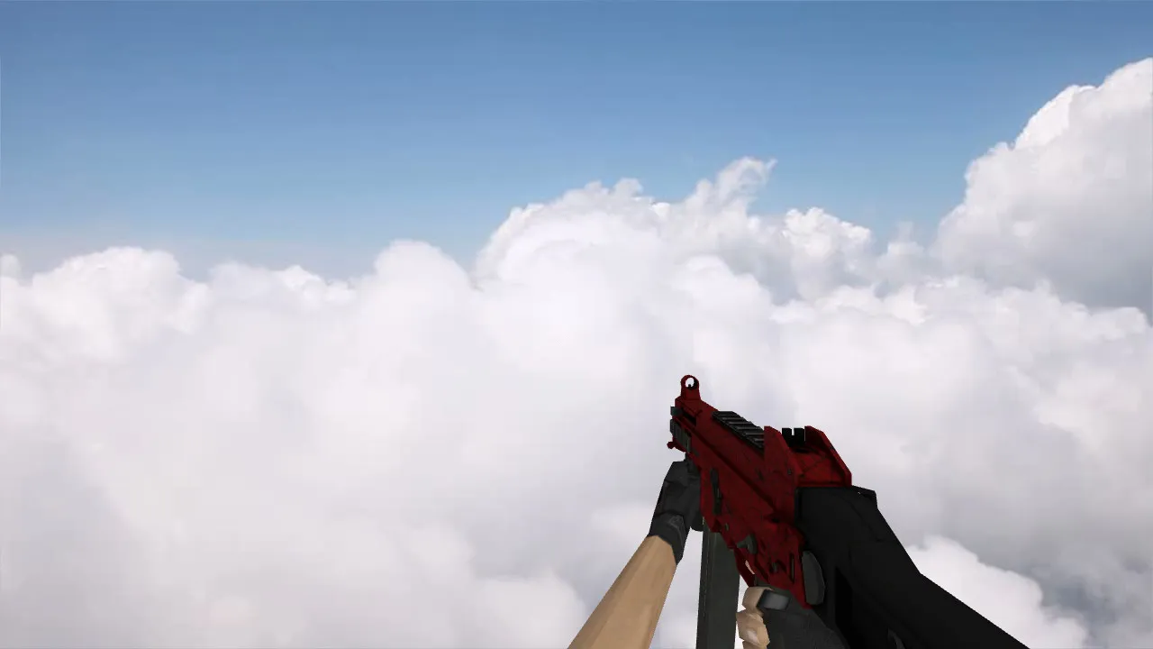 Скриншот Модель UMP-45 «Кровавая паутина» для CS 1.6