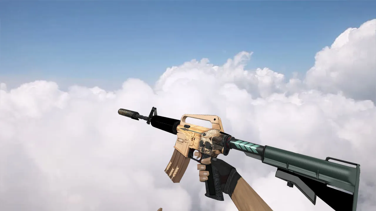 Скриншот Модель M4A1 Crush v_ для CS 1.6: p_ и w_ модели, звуки, анимации осмотра и качество текстур