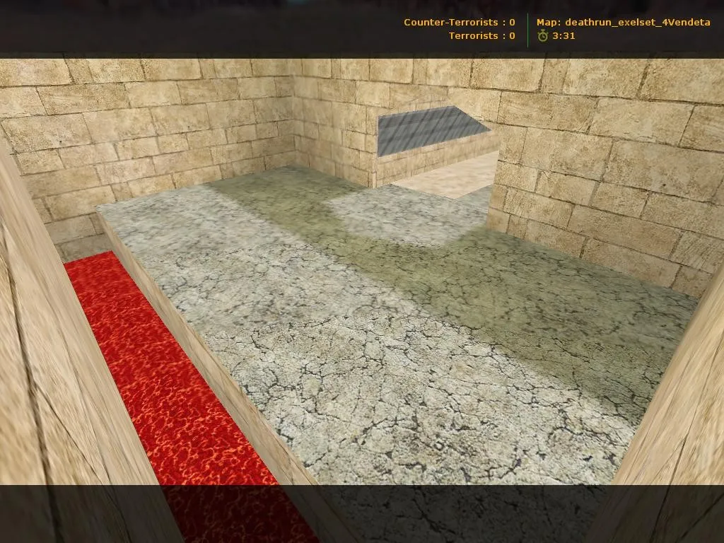 Скриншот Карта «deathrun_exelset_4vendeta» для CS 1.6