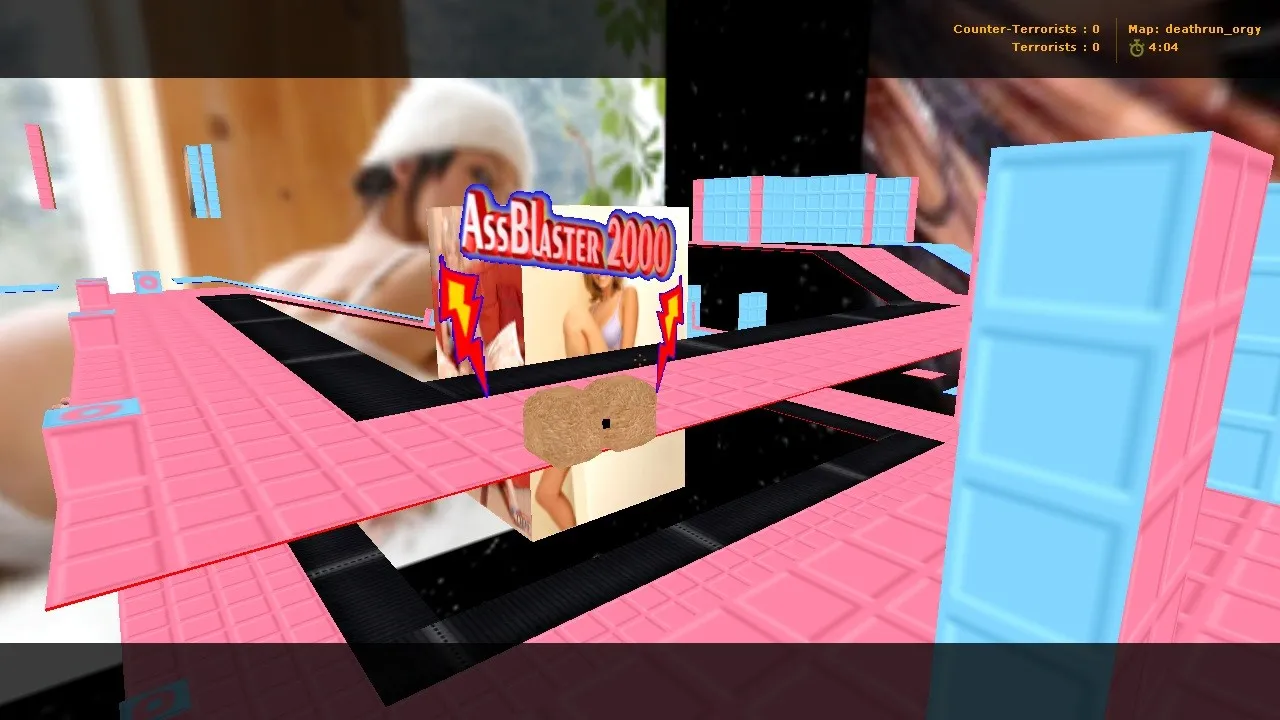 Скриншот  deathrun_orgy для CS 1.6: описание карты, точки, .nav для ботов и оптимизация