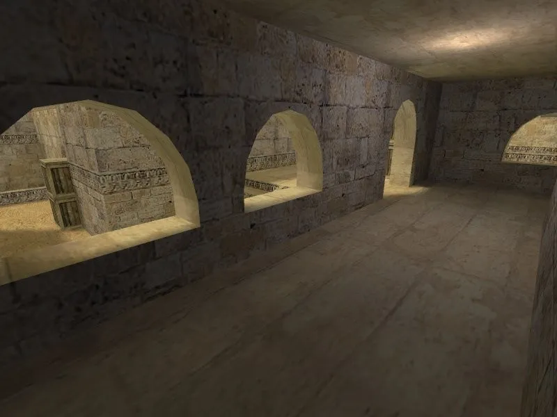 Скриншот  de_dust2x2_cgds — DE карта для CS 1.6: точки, раунды, .nav и оптимизация
