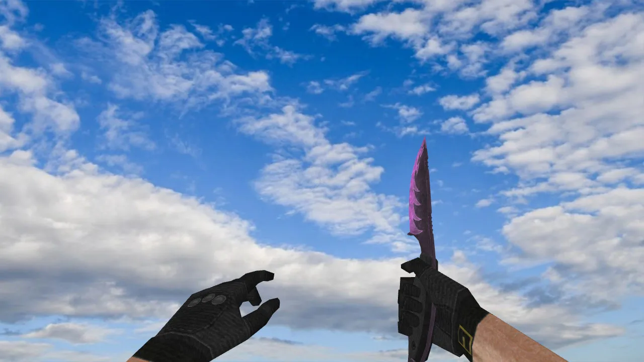 Скриншот Модель «Lionness Knife» v_ и p_ для CS 1.6: звуки, анимация осмотра, текстуры и качество модели ножа