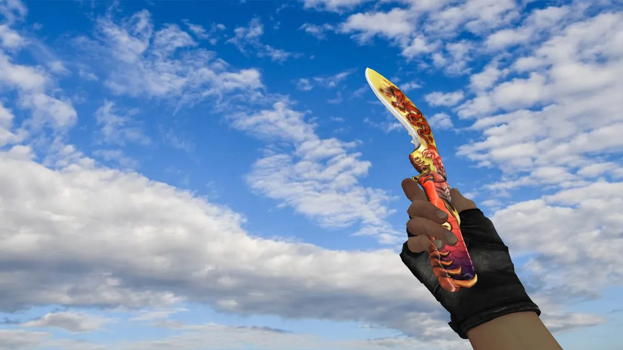 Скриншот Модель «Kukri Beast Knife» для CS 1.6: v_ и w_ модели, звуки, анимация осмотра, текстуры и правильная настройка