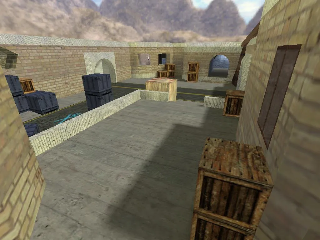 Скриншот  Карта lethal_de_urbandust2_f для CS 1.6: Тактика и особенности