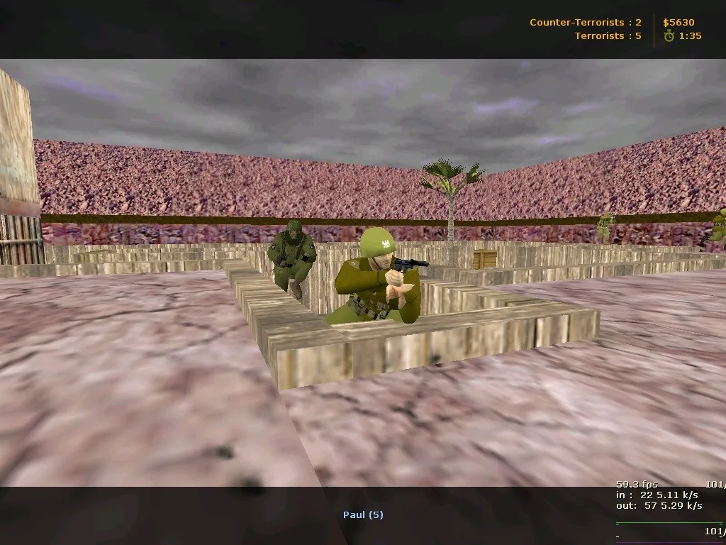 Скриншот  Карта de_somme для CS 1.6: Тактические возможности и особенности