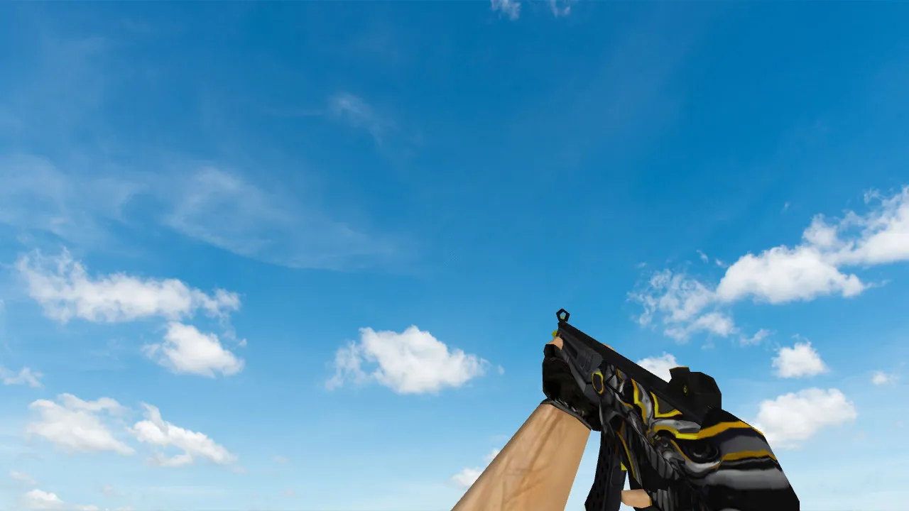 Скриншот Модель «Default MP5 «Заклятый враг»» для CS 1.6 - Качественные текстуры и звук