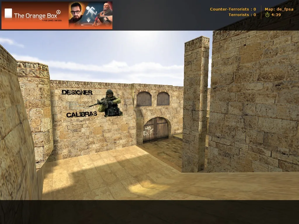 Скриншот  Карта de_fpsa для CS 1.6: тактика, точки, оптимизация, нав для ботов и настройка под сервер