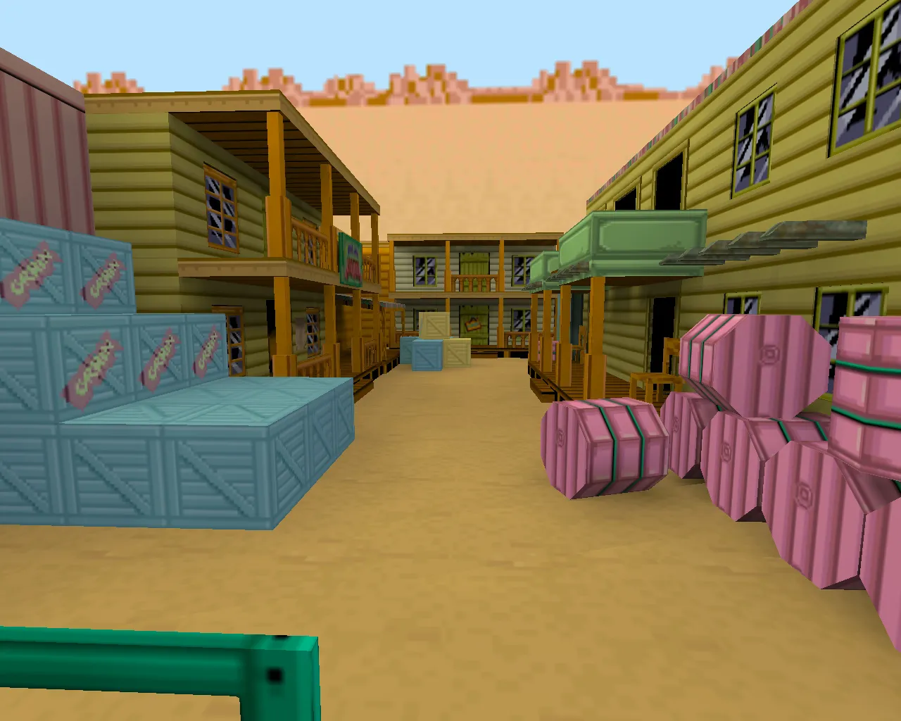 Скриншот  FY карта fy_sunsetriders для CS 1.6: точки для заходов, правила, .nav для ботов и оптимизация