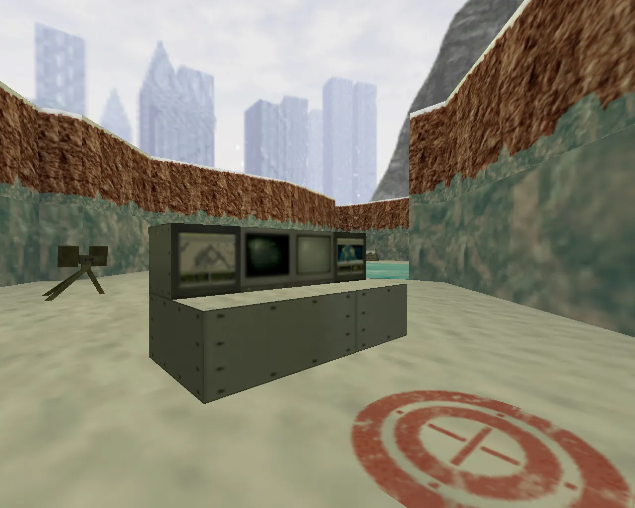 Скриншот  Карта de_snowtown для CS 1.6: Тактический анализ и особенности