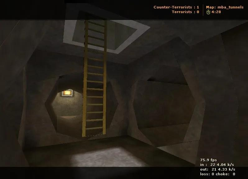 Скриншот  Карта mba_tunnels для CS 1.6: Тактические особенности и стратегии