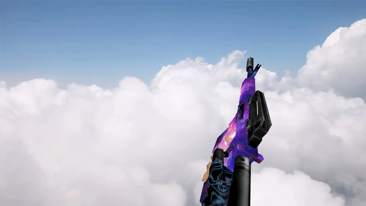 Скриншот Модель M4A1 One Hand Galaxy v_ для CS 1.6: звуки, осмотр, текстуры, анимация и настройка