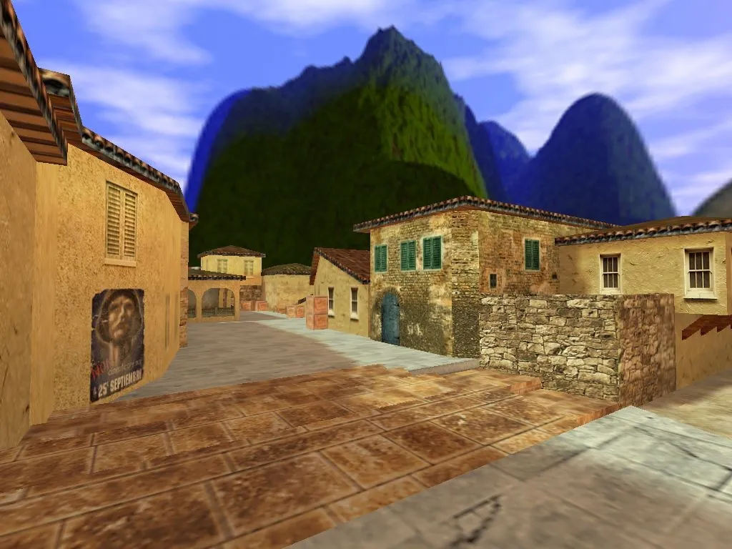 Скриншот  Карта de_marjour для CS 1.6 — тактическое преимущество в игре