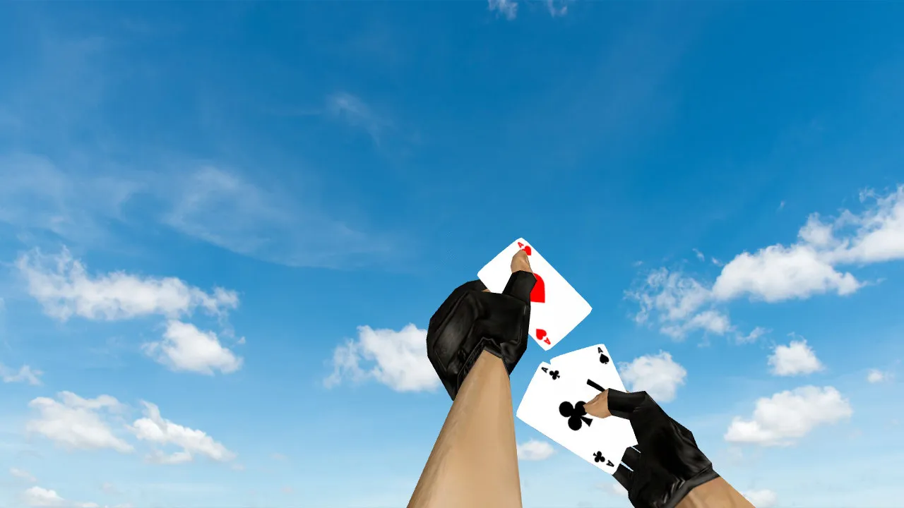 Скриншот Модель гранаты «Тузы» для CS 1.6: v_ w_ p_ модели, звук, анимация осмотра и текстуры