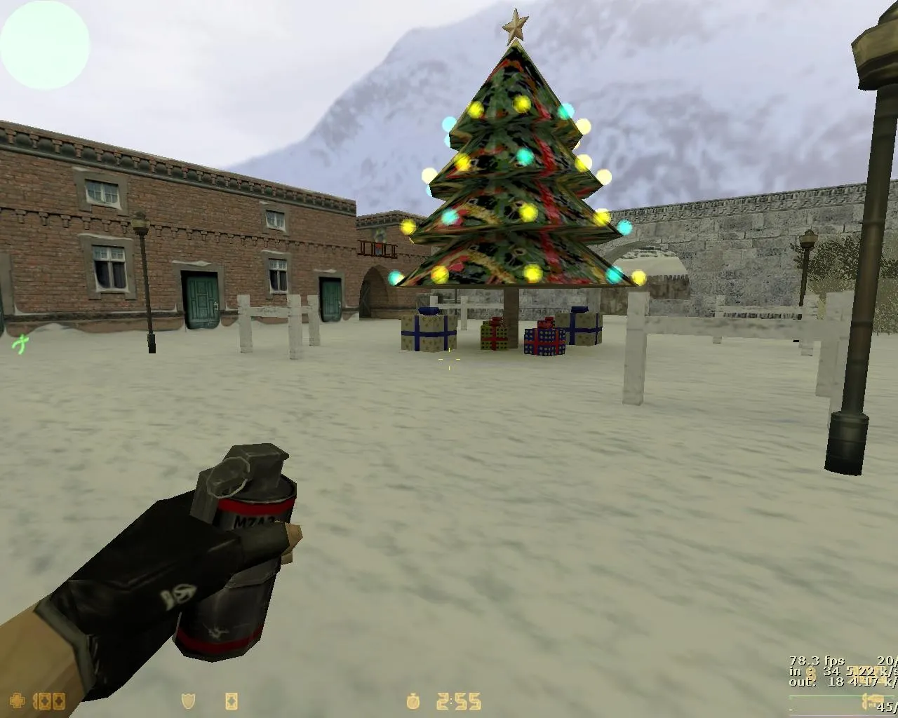 Скриншот  Карта de_outlands_christmas для CS 1.6: Подробный обзор и тактика