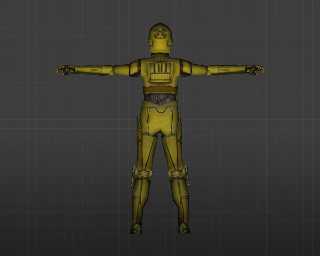 Скриншот Модель «C-3PO» для CS 1.6 - Звездные Войны