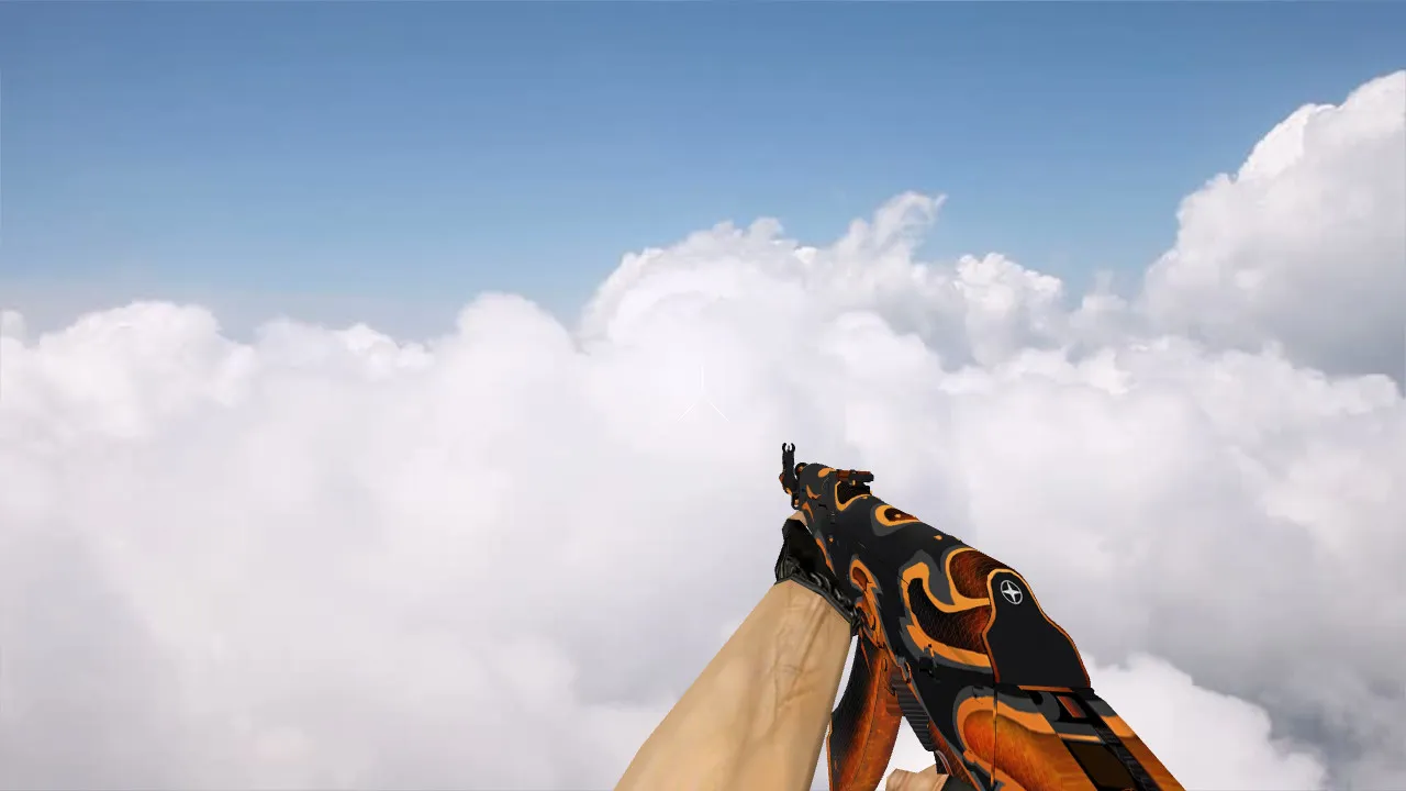 Скриншот Модель АК-47 Dark Matter для CS 1.6 - Качество и Уникальность