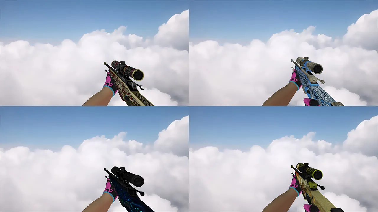 Скриншот Пак оружия с перчатками Порок для CS 1.6: v_ и p_ модели, звуки, анимация осмотра, качество текстур