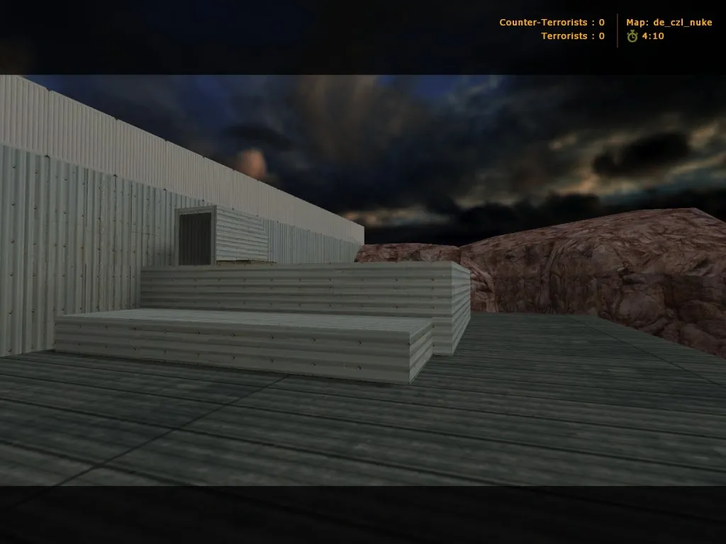 Скриншот  Карта de_czl_nuke для CS 1.6: точки, маршруты за CT/T, .nav для ботов, оптимизация wpoly/epoly