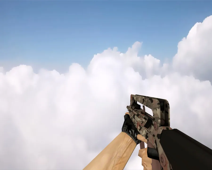 Скриншот FAMAS | Калифорнийский камуфляж (CaliCamo) для CS 1.6 - Модели оружия